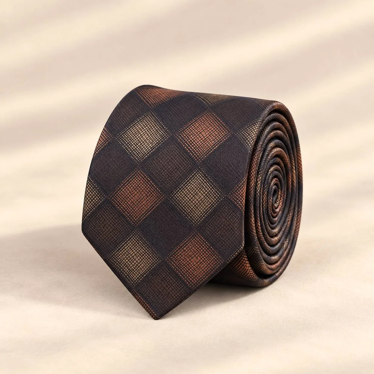 Geometric Diamonds Silk Tie